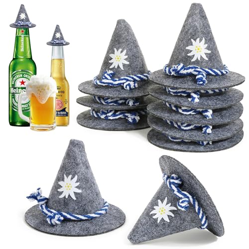 10 Stücke Mini Oktoberfest Hut,Klein Filzhut Mini,Klein Filzhut Trachtenhütchen Deko,Oktoberfest Hut Deko,Bayrische Deko Oktoberfest Deko,Oktoberfest accessoires 10 Stücke Mini Oktoberfest Hut,Klein Filzhut Mini,Klein Filzhut Trachtenhütchen Deko,Oktoberfest Hut Deko,Bayrische Deko Oktoberfest Deko,Oktoberfest accessoires von cailiya