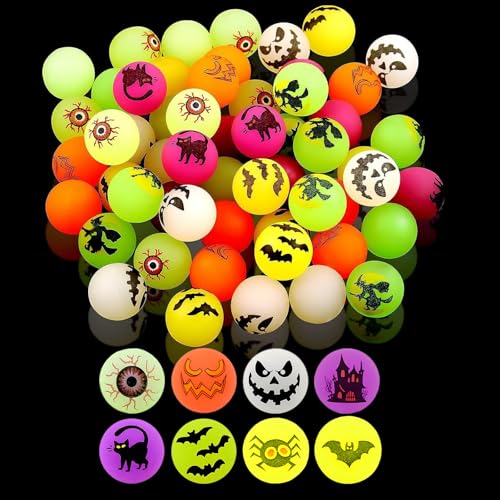 cailiya 50 Stück Halloween Luminous Flummi für Kinder,Halloween Flummi Im Dunkeln leuchtende Springende Bälle 27mm,für Halloween Party Mitgebsel Geschenk Süßes oder Saures cailiya 50 Stück Halloween Luminous Flummi für Kinder,Halloween Flummi Im Dunkeln leuchtende Springende Bälle 27mm,für Halloween Party Mitgebsel Geschenk Süßes oder Saures von cailiya