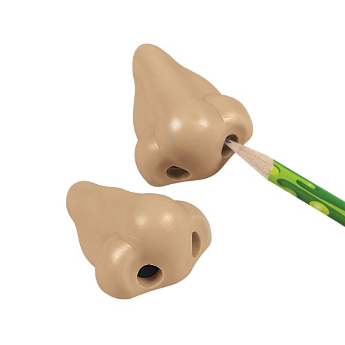 Anspitzer für Buntstifte im Nasen-Design 12 Stück Palandi® von cama24com