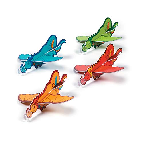 cama24com Drachen Styroporflieger Gleitflugzeuge Mitgebsel 6 Stück Kindergeburtstag Giveaways Mottoparty mit Palandi® Sticker von cama24com