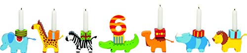 Geburtstagszug Tierkarawane von goki Kindergeburtstag Dekoration mit Palandi® Sticker von cama24com