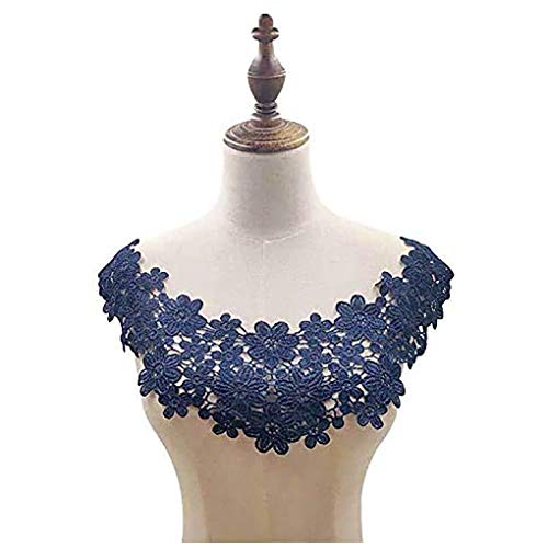 Bestickter Aufnäher mit floralem Spitzenausschnitt, Kragenapplikation, Scrapbooking, Nähen, für Hochzeit, Bühne, Kostüm-Zubehör Bestickter Aufnäher mit floralem Spitzenausschnitt, Kragenapplikation, Scrapbooking, Nähen, für Hochzeit, Bühne, Kostüm-Zubehör von canjoyn