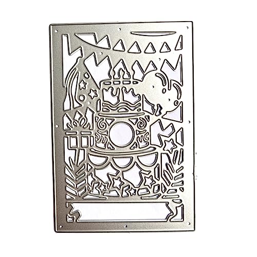 Geburtstagstorte mit Banner Metall-Stanzformen für DIY Scrapbook, Stanzformen, Papierkarten, geprägte dekorative Kunsthandwerk von caoxhenr