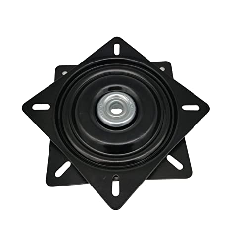 Drehteller 156x156mm Drehlager Drehtablett Drehplatte für Bürostuhl, Druckkugellager Flanschlager Lager zum drehen schwarz für Sitzkonsole PKW LKW Boot Camping vielseitig einsetzbar von car-tuningsde