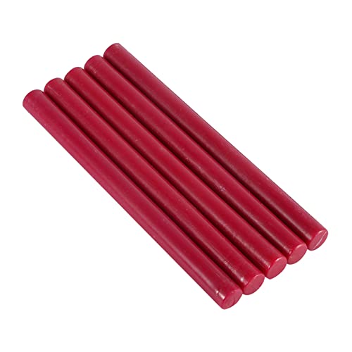 5pcs Versiegelungswachsstöcke, Nicht -Stick -Wachs -Seal Duft -Klebstoff -Werkzeug für Stempeldichtungen Einladungen Buchstaben basteln Vintage Hochzeit DIY Kalligraphie (Burgund) von cardyven