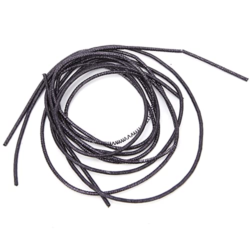 Embroidery Thread,Flexible Copper Wire,Sewing Stitching Gloss 1.5mm Diameter Manual DIY String for Embroidery and Jewelry Making (Black) von cardyven