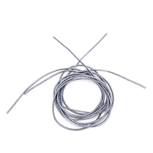 Embroidery Thread,Flexible Copper Wire,Sewing Stitching Gloss 1.5mm Diameter Manual DIY String for Embroidery and Jewelry Making (Gray black line) von cardyven