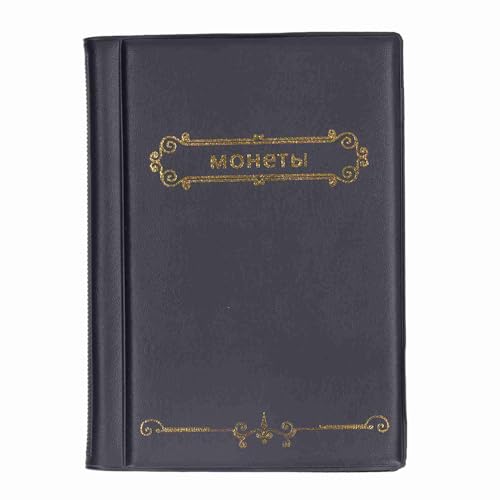 cardyven Stamp Collection Album, PVC Portable Holder Book for Collection Supplies (Black) von cardyven