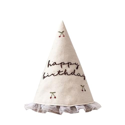 carotoe Schöner Party-Hut für den 1. Geburtstag, atmungsaktiv und bequem, für Kindertag, Kopfschmuck von carotoe