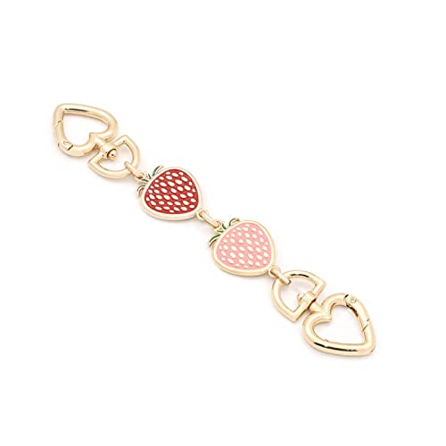 carotoe Strawberry Bag Strap Extender Chain Handbag Extension Chain Decoration For Women Girls Handbag Wallet Bags carotoe Strawberry Bag Strap Extender Chain Handbag Extension Chain Decoration For Women Girls Handbag Wallet Bags von carotoe