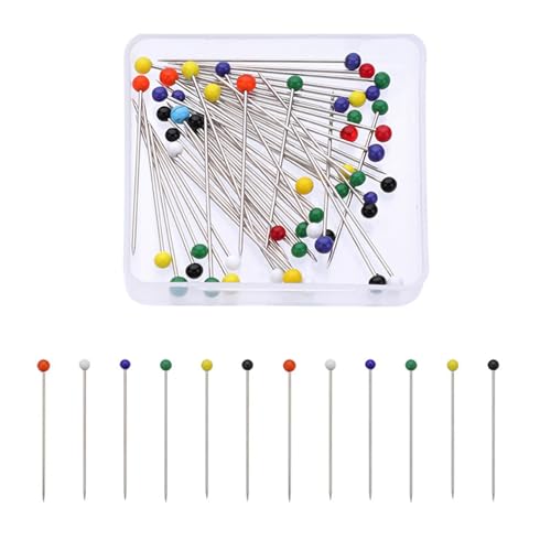 carotoe Weiße bunte Nähnadel, Quilt-Positionierungsnadel, gerade, Quiltnadel für Schneider, Stoff, Nähen, Kleidung carotoe Weiße bunte Nähnadel, Quilt-Positionierungsnadel, gerade, Quiltnadel für Schneider, Stoff, Nähen, Kleidung von carotoe