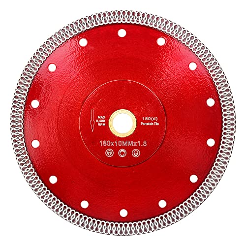 Casaverde Diamant Fliesenscheibe 180 x 22,23 x 10 mm,Diamanttrennscheibe für Fliese,Feinsteinzeug,Marmor,Keramik und Naturstein,Extra Dünn Diamant Trennscheibe Casaverde Diamant Fliesenscheibe 180 x 22,23 x 10 mm,Diamanttrennscheibe für Fliese,Feinsteinzeug,Marmor,Keramik und Naturstein,Extra Dünn Diamant Trennscheibe von casaverde