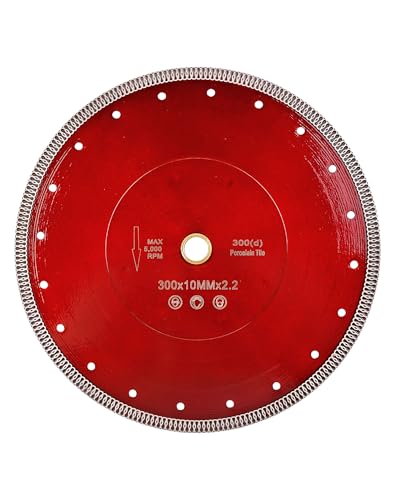 Casaverde Diamanttrennscheibe Ø 300 mm x 25,4 mm/22,23mm für Nassschneiden–Fliesen,Keramik,Stein,Beton,Naturstein,Granit,Marmor Casaverde Diamanttrennscheibe Ø 300 mm x 25,4 mm/22,23mm für Nassschneiden–Fliesen,Keramik,Stein,Beton,Naturstein,Granit,Marmor von casaverde