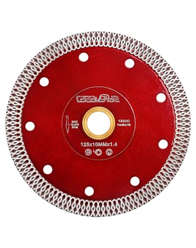 Casaverde Extra Dünne Feinsteinzeug Diamantscheibe 125mm Diamant-Trennscheibe Für Fliesen Granit Marmor Beton Keramik Ziegel Casaverde Extra Dünne Feinsteinzeug Diamantscheibe 125mm Diamant-Trennscheibe Für Fliesen Granit Marmor Beton Keramik Ziegel von casaverde