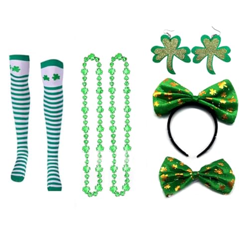 casstaly . 'S Day Kostümteile-Set, Schleife, Haarband, Socken, Ohrringe, Cosplay, für -Atmosphäre, Dekorationszubehör von casstaly