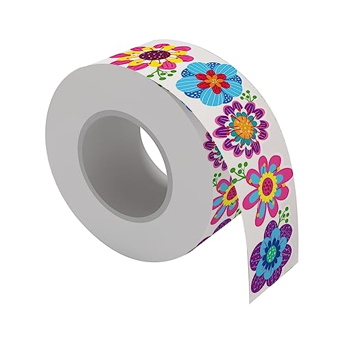 casstaly 1 Rolle Blumen Pinnwand-Randaufkleber Randbesatz zum Dekorieren Von Pinnwänden, Wänden, Schreibtischen, Fenstern, Türen 65,6 Fuß von casstaly
