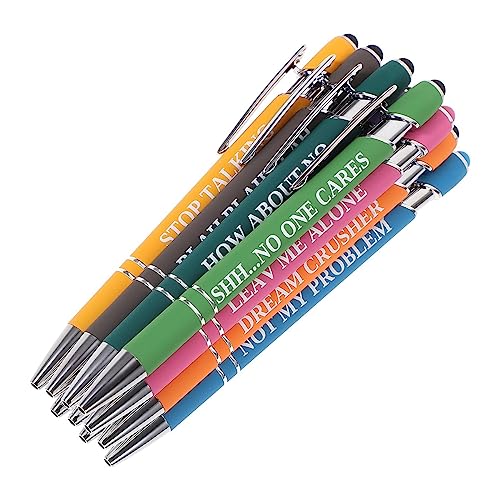 casstaly 10 Stück Inspirierende Slogan-Stifte, Feine Spitze, Gelschreiber, Sport-Set, Kugelschreiber von casstaly