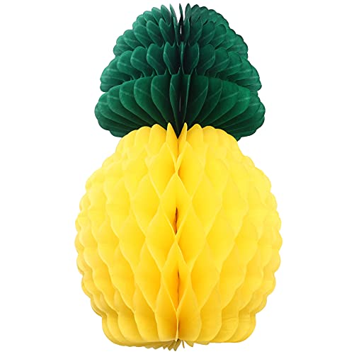 casstaly 12 Pack Ananas Waben Mittelstücke Seidenpapier Ananas 8 Bedarf Tisch Hängen Dekoration Hawaiian Luau Geburtstag Hochzeit Nach Hause Gefallen von casstaly