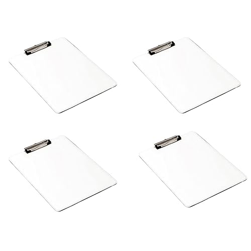 casstaly 4PCS Sublimation -Dokumentenmappen PU-Leder-Dokumentenmappen für Blätter im A4-/Letter-Format von casstaly