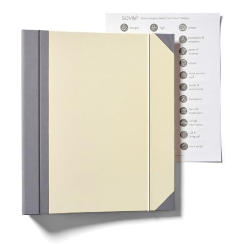 casstaly Akkordeon-Ordner-Organizer, Erweiterbarer Aktenordner mit Notizbuch und Aufbewahrungstasche, Akkordeon-Ordner für Büro/Schule, Beige von casstaly