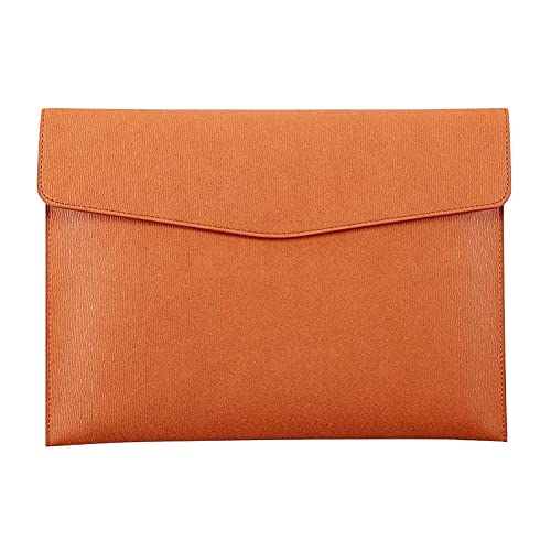 casstaly PU Leder A4 Aktenordner Dokumenten Halter Wasser Dichter Portfolio Umschlag Ordner Etui mit Schnappen Verschluss () von casstaly