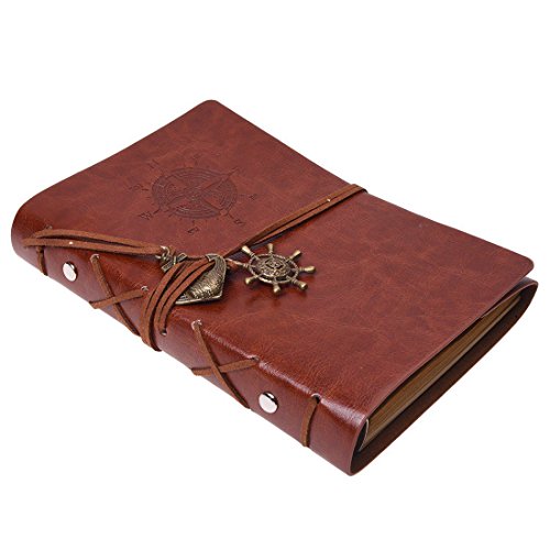 casstaly Retro Personalitaet Notizbuch Notizbloecke Ringbuch Tagebuch Hellbraun S von casstaly