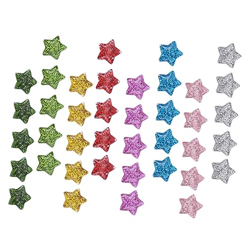 Glitzersterne aus Kunstharz, 15 mm, für Bastelarbeiten, Scrapbooking, Handyhüllen-Dekoration, 40 Stück Glitzersterne aus Kunstharz, 15 mm, für Bastelarbeiten, Scrapbooking, Handyhüllen-Dekoration, 40 Stück von catgol