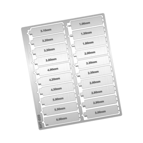 Kreislochmacher Werkzeug Set, 20 Edelstahl Bits für Modellbau und Hobby Reparatur von catgol