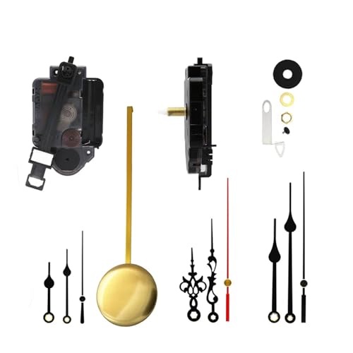 Quarzuhrwerk Ersatzset mit Pendel, Zeiger und Motor, 3 Sätze von catgol