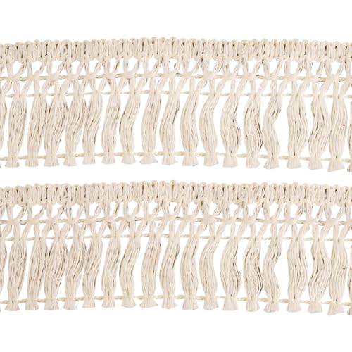 9,1 m breites Fransenband zum Nähen von Vorhang, Quaste, Fransenbordüre, Boho, langes Zierband, Kleidung, Fransenband, Stoff, Kleidung, Fransenband, dekorative Handwerk, weiße Bordüre für Kleid 9,1 m breites Fransenband zum Nähen von Vorhang, Quaste, Fransenbordüre, Boho, langes Zierband, Kleidung, Fransenband, Stoff, Kleidung, Fransenband, dekorative Handwerk, weiße Bordüre für Kleid von ccHuDE