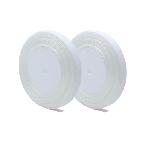 ccHuDE 2 Rollen weiße Organzabänder, transparent, Chiffonbänder, Hochzeit, durchscheinende Bänder, Netz-Tüllbänder, Geschenkverpackungen, Bastelband, Rollen, 1,5 cm ccHuDE 2 Rollen weiße Organzabänder, transparent, Chiffonbänder, Hochzeit, durchscheinende Bänder, Netz-Tüllbänder, Geschenkverpackungen, Bastelband, Rollen, 1,5 cm von ccHuDE