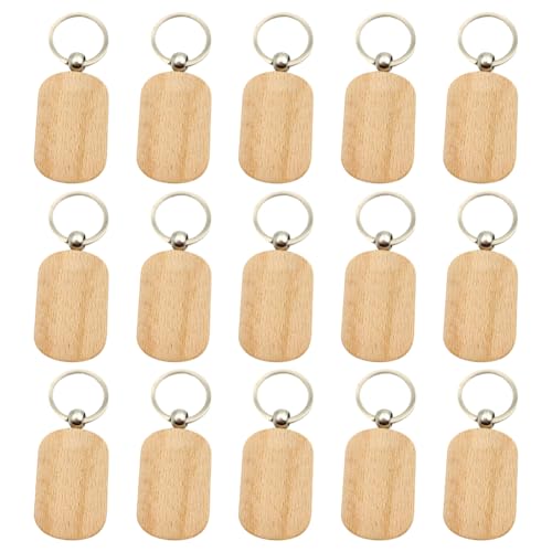ccHuDE 20 Stück Blanko-Schlüsselanhänger aus Holz, unlackiert, Holzgravur, Rohlinge, Holzhandwerk, Schlüsselanhänger, kleine Holz-Schlüsselanhänger für DIY-Geschenke ccHuDE 20 Stück Blanko-Schlüsselanhänger aus Holz, unlackiert, Holzgravur, Rohlinge, Holzhandwerk, Schlüsselanhänger, kleine Holz-Schlüsselanhänger für DIY-Geschenke von ccHuDE