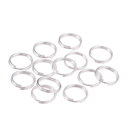 ccHuDE 400 Stück 12 mm geteilte Biegeringe Doppelschlaufen Metallringe Drahtverbinder kleiner Schlüsselanhänger Ring für Schmuckherstellung Handwerk Silber ccHuDE 400 Stück 12 mm geteilte Biegeringe Doppelschlaufen Metallringe Drahtverbinder kleiner Schlüsselanhänger Ring für Schmuckherstellung Handwerk Silber von ccHuDE