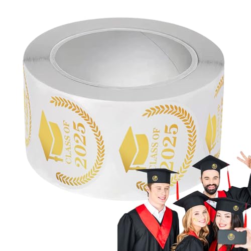 Aufkleber für die Diplomzeremonie | 500 Stück Goldene Buchstaben Aufkleber für Diplom - wasserdichte Aufkleber Partydekorationen Jungen Mädchen Tasse Kaffee Lehrer Schule Ball Diplom Aufkleber für die Diplomzeremonie | 500 Stück Goldene Buchstaben Aufkleber für Diplom - wasserdichte Aufkleber Partydekorationen Jungen Mädchen Tasse Kaffee Lehrer Schule Ball Diplom von ccuzs