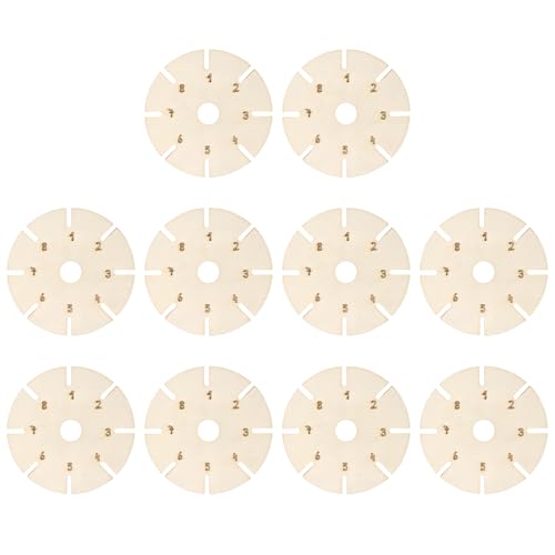 Bracelet Braiding Board, Round Wooden Plaiting Disc with Cotton Cords, 10 Pieces Craft Tool Kit for Making Handicraft Bracelets, Necklaces, Lanyards Men, Women, Beginners Bracelet Braiding Board, Round Wooden Plaiting Disc with Cotton Cords, 10 Pieces Craft Tool Kit for Making Handicraft Bracelets, Necklaces, Lanyards Men, Women, Beginners von ccuzs