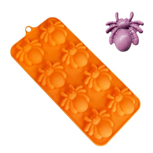 Halloween Resin Gießformen, Bastelformen Spinne Kürbis Förmchen, Einfache Entformung Antihaft Backform für Handwerk Fondant Harz Seife Schokolade Cupcake Deko Halloween Party Projekte von ccuzs