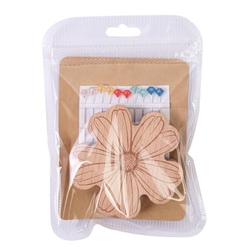 Magnetische Nadel Nadel Organizer - Holzklammer mit Blumenmuster zum Nähen Stickerei Kreative Stricken Hobby Magnetische Nadel Nadel Organizer - Holzklammer mit Blumenmuster zum Nähen Stickerei Kreative Stricken Hobby von ccuzs