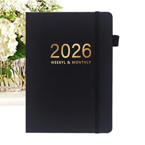 Notizbuch für Notizen, Tagesplaner 2026 mit 144 Blättern | Fester Einband für Reisen Universität Zuhause Büro Notizbuch für Notizen, Tagesplaner 2026 mit 144 Blättern | Fester Einband für Reisen Universität Zuhause Büro von ccuzs