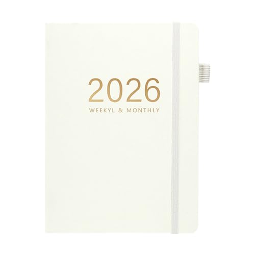 Tagebuch - Tagebuch 2026 mit 144 Blättern | A5-Kalender | Hardcover für Studium, Arbeit, Reisen, Meetings, Abschlussfeier von ccuzs