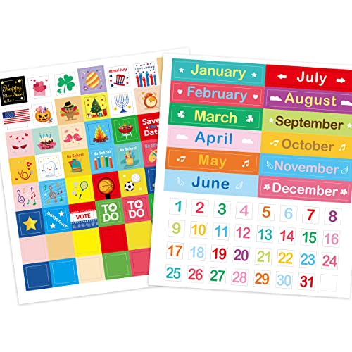 Magnetische Kalender, Zahlen, Monats- und Feiertagsmagnete, Etiketten für Klassenzimmer, Lehrer, Schule, Zuhause, Büro Magnetische Kalender, Zahlen, Monats- und Feiertagsmagnete, Etiketten für Klassenzimmer, Lehrer, Schule, Zuhause, Büro von ceiba tree