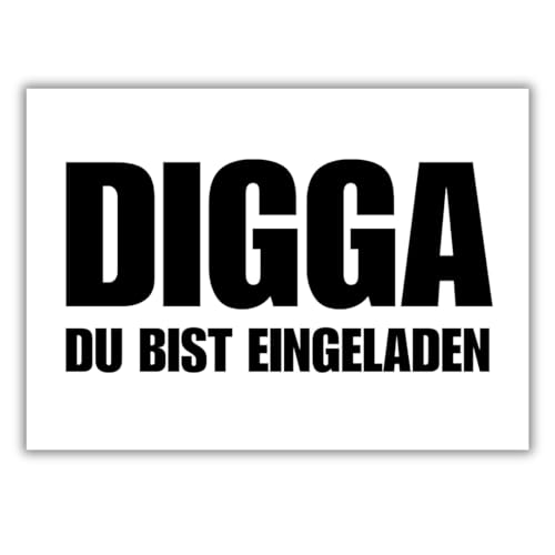 celebr8te 12x lässige Geburtstagseinladungen - DIGGA Einladungskarten für Kindergeburtstag Jungen - Teenager Party Einladungskarten inkl. Messenger Bild & Urlaubsgutschein celebr8te 12x lässige Geburtstagseinladungen - DIGGA Einladungskarten für Kindergeburtstag Jungen - Teenager Party Einladungskarten inkl. Messenger Bild & Urlaubsgutschein von celebr8te