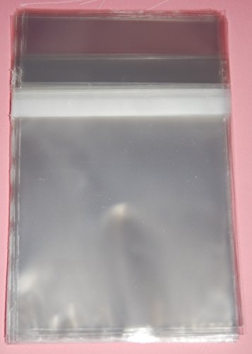 Zellophanbeutel, selbstklebend, 211 mm x 203 mm + 30 mm Lasche, 500 Stück Zellophanbeutel, selbstklebend, 211 mm x 203 mm + 30 mm Lasche, 500 Stück von celloexpress
