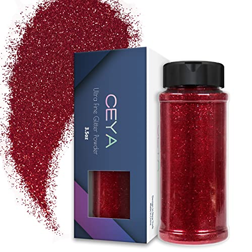 Ceya Glitzer-Pulver 0,2mm Ultra Feines Glitzerpulver für Schleim, Epoxidharz, Becher, Schmuck, Nagelkunst, Festival, Make-up, Scrapbooking, Malen, Hochzeitskarten, 100g Ceya Glitzer-Pulver 0,2mm Ultra Feines Glitzerpulver für Schleim, Epoxidharz, Becher, Schmuck, Nagelkunst, Festival, Make-up, Scrapbooking, Malen, Hochzeitskarten, 100g von ceya