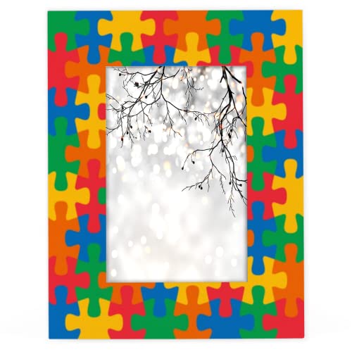 cfpolar Holz-Bilderrahmen, Autismus-Bewusstseinstag, 10,2 x 15,2 cm, für Tisch, Schreibtisch, Zuhause, Büro, Wohnzimmer, Dekoration cfpolar Holz-Bilderrahmen, Autismus-Bewusstseinstag, 10,2 x 15,2 cm, für Tisch, Schreibtisch, Zuhause, Büro, Wohnzimmer, Dekoration von cfpolar