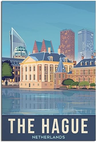 cgltd Leinwand-Poster Niederlande Den Haag Küstenpalast Vintage Reise Poster Malerei Wandgemälde Kunstwand Leinwand Home Decor Ungerahmt 40x60cm cgltd Leinwand-Poster Niederlande Den Haag Küstenpalast Vintage Reise Poster Malerei Wandgemälde Kunstwand Leinwand Home Decor Ungerahmt 40x60cm von cgltd