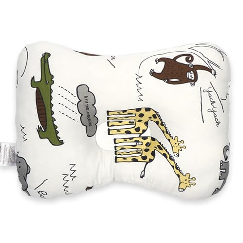 champracer Kindkissen, Kindkissen zu Flathead Kindkissen, Kindkissen, 0-12 Memory Foam Reisekissen, Autositz (Brauner Löwe,28 * 20 * 5cm) von champracer