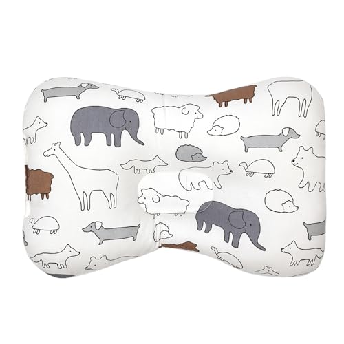 champracer Kindkissen, Kindkissen zu Flathead Kindkissen, Kindkissen, 0-12 Memory Foam Reisekissen, Autositz (DREI Tiere,28 * 20 * 5cm) von champracer
