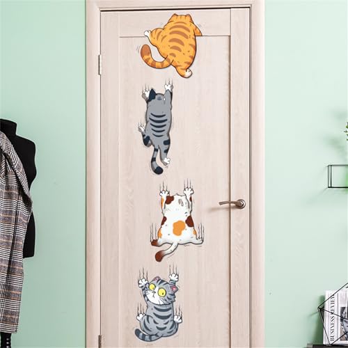 Wandtattoo, Kinderzimmer Katze Aufkleber, Süß Katzen Wandsticker, Katzen Sticker, Türaufkleber, Schlafzimmer Wanddeko Für Junge Mädchen Wandtattoo, Kinderzimmer Katze Aufkleber, Süß Katzen Wandsticker, Katzen Sticker, Türaufkleber, Schlafzimmer Wanddeko Für Junge Mädchen von champracer