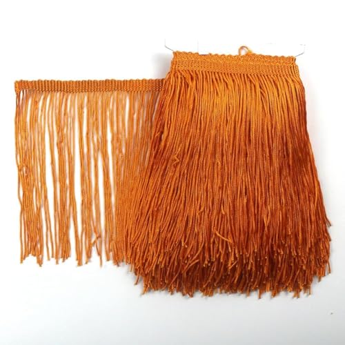 Spitzenband, 5 Yards, Mittel Orange Fransenborte, 15 cm breit, Fransenbesatz, Band für DIY, Lateinisches Kleid, Bühnenkleidung, Accessoires, Spitzenband Spitzenband, 5 Yards, Mittel Orange Fransenborte, 15 cm breit, Fransenbesatz, Band für DIY, Lateinisches Kleid, Bühnenkleidung, Accessoires, Spitzenband von chaojukj