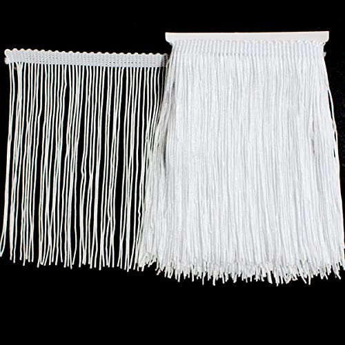 Spitzenband, 5 Yards, weiße Fransenborte, 15 cm breit, Fransenbesatz, Band für DIY, Lateinisches Kleid, Bühnenkleidung, Accessoires, Spitzenband Spitzenband, 5 Yards, weiße Fransenborte, 15 cm breit, Fransenbesatz, Band für DIY, Lateinisches Kleid, Bühnenkleidung, Accessoires, Spitzenband von chaojukj
